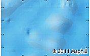 Shaded Relief Map of the area around 39° 12' 22" S, 48° 31' 29" E