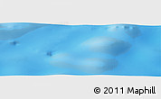 Physical Panoramic Map of the area around 39° 12' 22" S, 48° 31' 29" E
