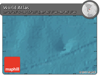 Satellite Map of the Area around 39° 12' 22" S, 49° 13' 30" W
