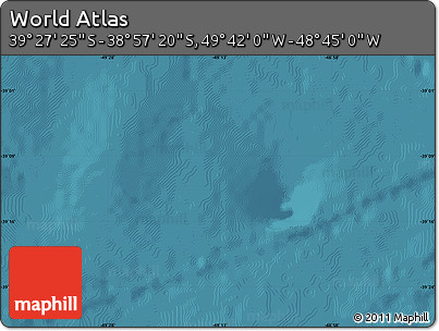 Satellite Map of the Area around 39° 12' 22" S, 49° 13' 30" W