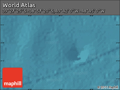 Satellite Map of the Area around 39° 12' 22" S, 49° 13' 30" W