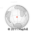 Outline Map of the Area around 39° 12' 22" S, 4° 10' 30" W, rectangular outline