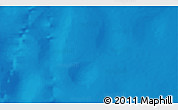 Physical 3D Map of the area around 39° 12' 22" S, 57° 52' 30" E