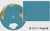 Satellite Location Map of the area around 39° 12' 22" S, 84° 13' 29" E