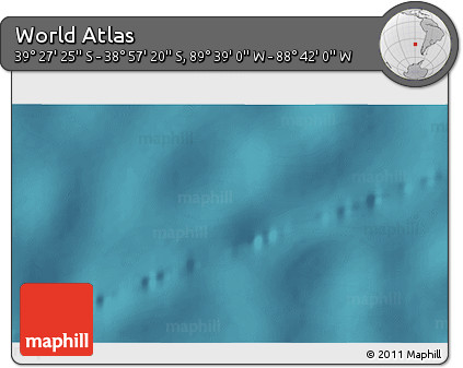 Satellite 3D Map of the Area around 39° 12' 22" S, 89° 10' 30" W