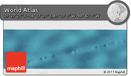 Satellite Panoramic Map of the Area around 39° 12' 22" S, 89° 10' 30" W