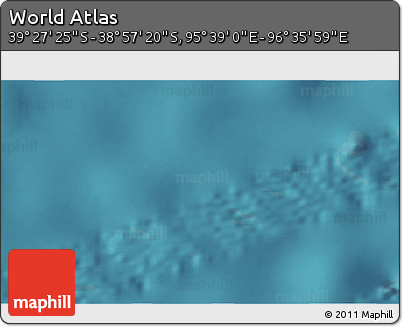 Satellite 3D Map of the Area around 39° 12' 22" S, 96° 7' 30" E