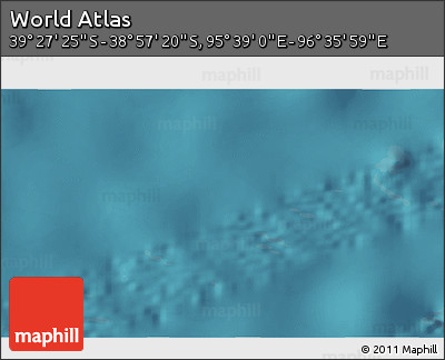 Satellite 3D Map of the Area around 39° 12' 22" S, 96° 7' 30" E