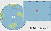 Savanna Style Location Map of the area around 39° 12' 22" S, 98° 40' 30" E