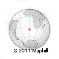 Outline Map of the Area around 39° 39' 14" S, 0° 4' 30" E, rectangular outline