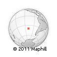 Outline Map of the Area around 39° 39' 14" S, 108° 43' 29" W, rectangular outline