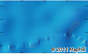 Shaded Relief Map of the area around 39° 39' 14" S, 125° 1' 30" E
