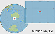 Savanna Style Location Map of the area around 39° 39' 14" S, 130° 7' 30" E