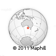 Outline Map of the Area around 39° 39' 14" S, 136° 4' 29" E, rectangular outline