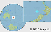Savanna Style Location Map of the area around 39° 39' 14" S, 170° 55' 30" E