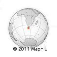 Outline Map of the Area around 39° 39' 14" S, 20° 28' 30" E, rectangular outline