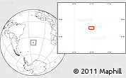 Blank Location Map of the area around 39° 39' 14" S, 21° 10' 29" W