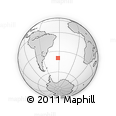 Outline Map of the Area around 39° 39' 14" S, 32° 13' 30" W, rectangular outline