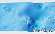 Political 3D Map of the area around 39° 39' 14" S, 45° 58' 30" E