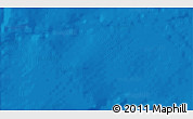 Physical 3D Map of the area around 39° 39' 14" S, 50° 4' 30" W