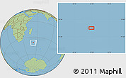 Savanna Style Location Map of the area around 39° 39' 14" S, 51° 55' 29" E