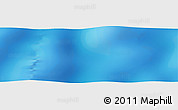 Shaded Relief Panoramic Map of the area around 39° 39' 14" S, 52° 46' 29" E