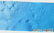 Physical 3D Map of the area around 39° 39' 14" S, 54° 19' 30" W
