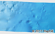 Shaded Relief 3D Map of the area around 39° 39' 14" S, 54° 19' 30" W