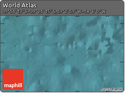 Satellite Map of the Area around 39° 39' 14" S, 58° 34' 30" W