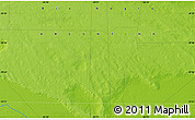 Physical Map of the area around 39° 39' 14" S, 64° 31' 30" W