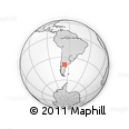 Outline Map of the Area around 39° 39' 14" S, 67° 4' 29" W, rectangular outline
