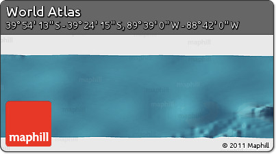 Satellite Panoramic Map of the Area around 39° 39' 14" S, 89° 10' 30" W