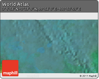 Satellite 3D Map of the Area around 3° 19' 33" N, 100° 22' 30" E