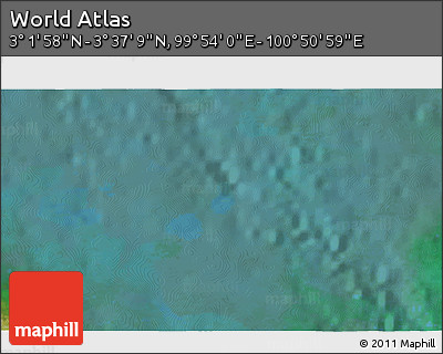 Satellite 3D Map of the Area around 3° 19' 33" N, 100° 22' 30" E