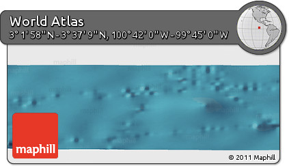 Satellite Panoramic Map of the Area around 3° 19' 33" N, 100° 13' 29" W
