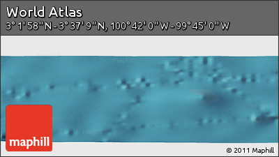 Satellite Panoramic Map of the Area around 3° 19' 33" N, 100° 13' 29" W