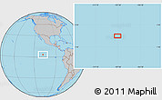 Gray Location Map of the area around 3° 19' 33" N, 107° 52' 30" W