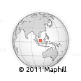 Outline Map of the Area around 3° 19' 33" N, 108° 52' 30" E, rectangular outline