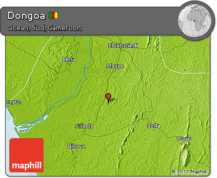 Physical 3D Map of Dongoa