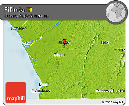 Physical 3D Map of Fifinda