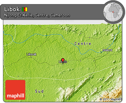 Physical 3D Map of Libok