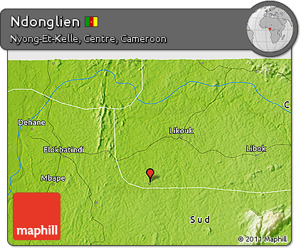 Physical 3D Map of Ndonglien