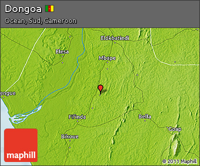 Physical 3D Map of Dongoa