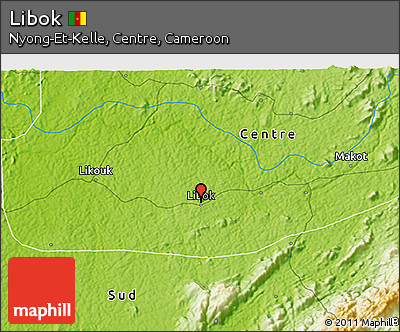 Physical 3D Map of Libok