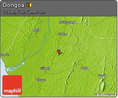 Physical 3D Map of Dongoa