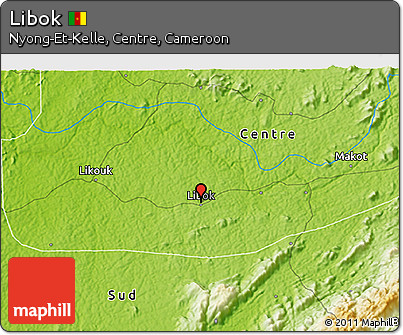Physical 3D Map of Libok