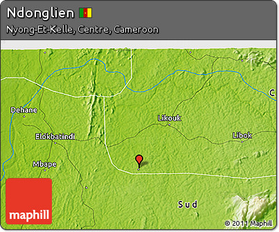 Physical 3D Map of Ndonglien