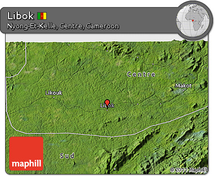 Satellite 3D Map of Libok