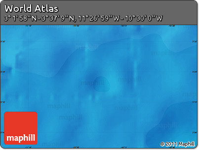 Political Map of the Area around 3° 19' 33" N, 10° 58' 29" W