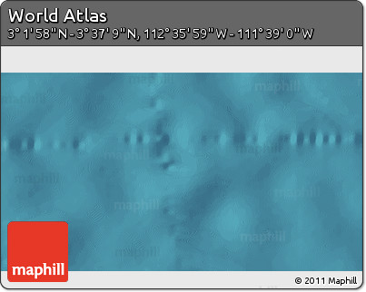 Satellite 3D Map of the Area around 3° 19' 33" N, 112° 7' 30" W